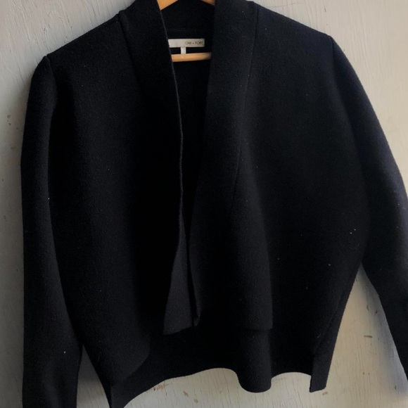 Oak + Fort Black Cardigan - Picture 2 of 2